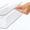 mDesign Plastic Home Office Storage Organizer Bin Box, 2 Pack